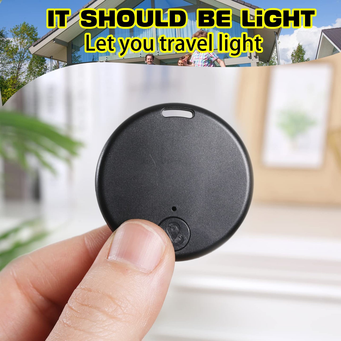 Konohan 5 Packs Portable GPS Tracking Mobile Tracking Anti Loss Smart Device Key Finder Locator GPS Finders Tracker Device for Pets Dog Cat Wallet Keychain Luggage, Alarm Reminder(Classic)