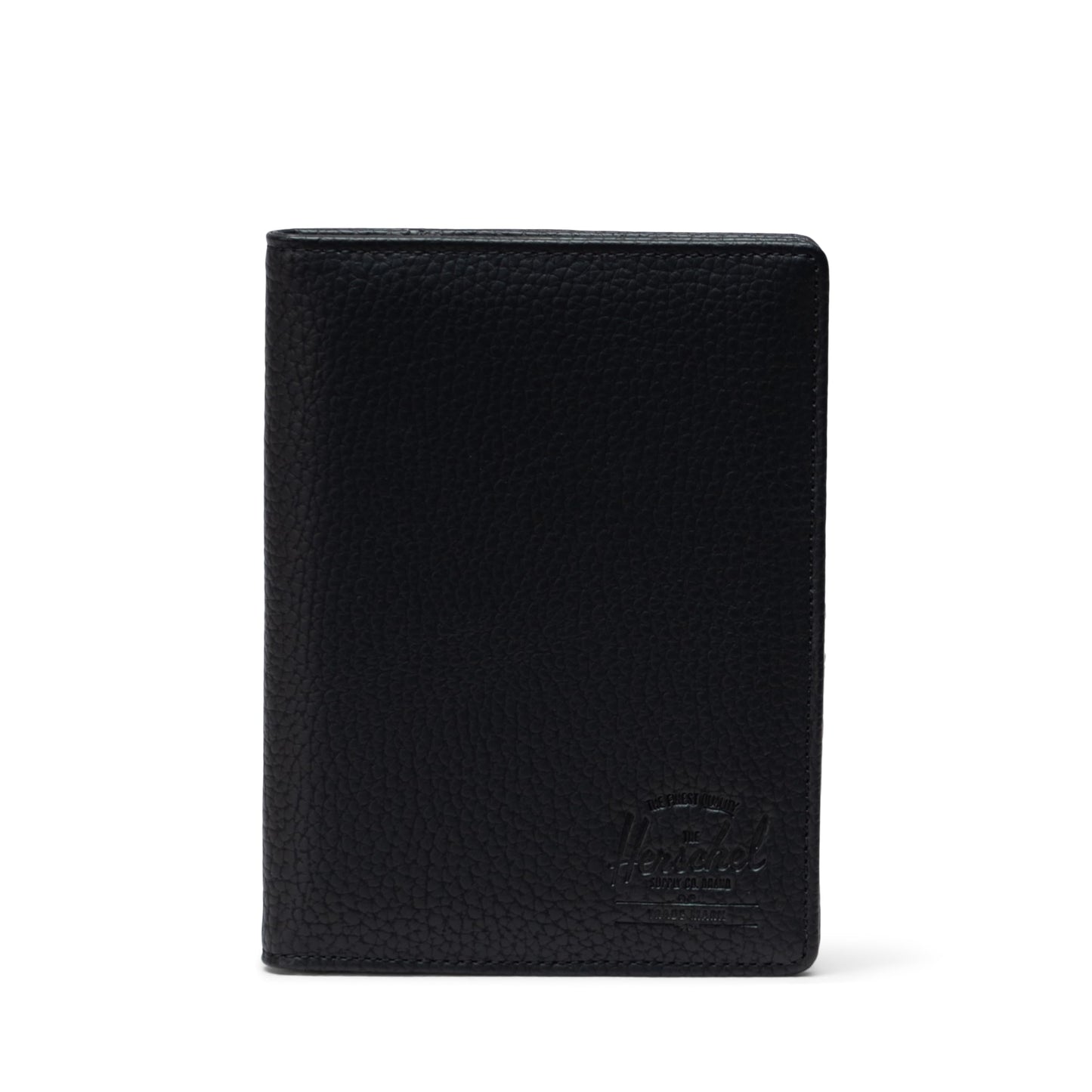 Herschel Supply Co. Raynor Passport Holder Vegan Leather, Black, Standard
