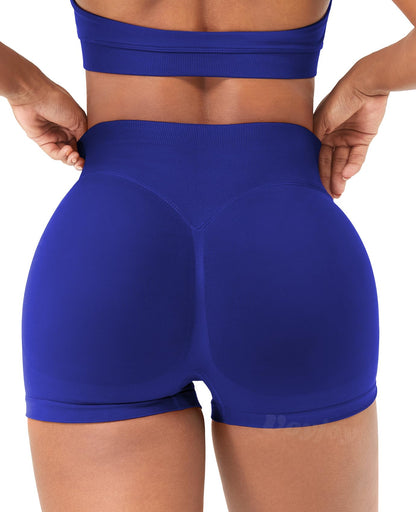 VOYJOY Women Workout Impact Shorts 2.5"/ 3.6"/ 4.5"/ 6" Scrunch Butt Lifting Gym Seamless Booty Biker Shorts