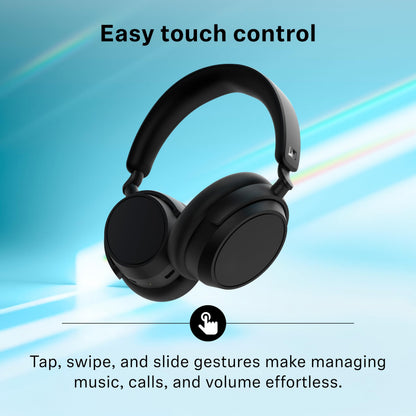 Sennheiser ACCENTUM Plus Wireless Bluetooth Noise Cancelling Headphones - Quick-Charge Feature, Up to 50HR Playtime, Adaptive Hybrid ANC, for Traveling, School & Work, White