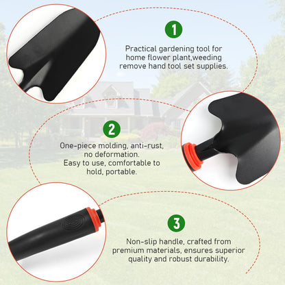 FR Ergonomic Garden Trowel – Heavy-Duty Stainless Steel Hand Shovel for Digging, Weeding & Transplanting (Comfort Grip)