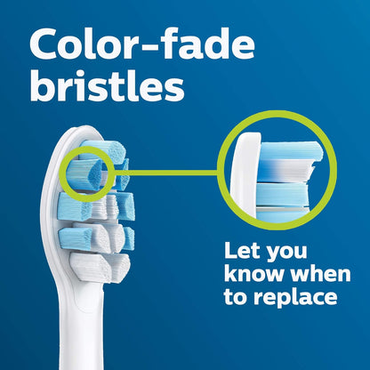 Philips Sonicare ProtectiveClean 5100 Electric Rechargeable Toothbrush with Genuine Philips Sonicare Optimal Gum Health Replacement Toothbrush Heads,White 3-pk