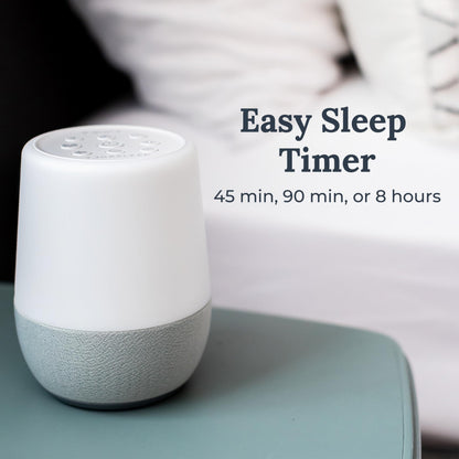 Yogasleep Duet White Noise Sound Machine & Night Light, 30 Natural Sounds, Bluetooth-Wireless Speaker for Travel, Office Privacy, Concentration, Sleep Aid for Adults & Baby, Registry & Nursery Gift