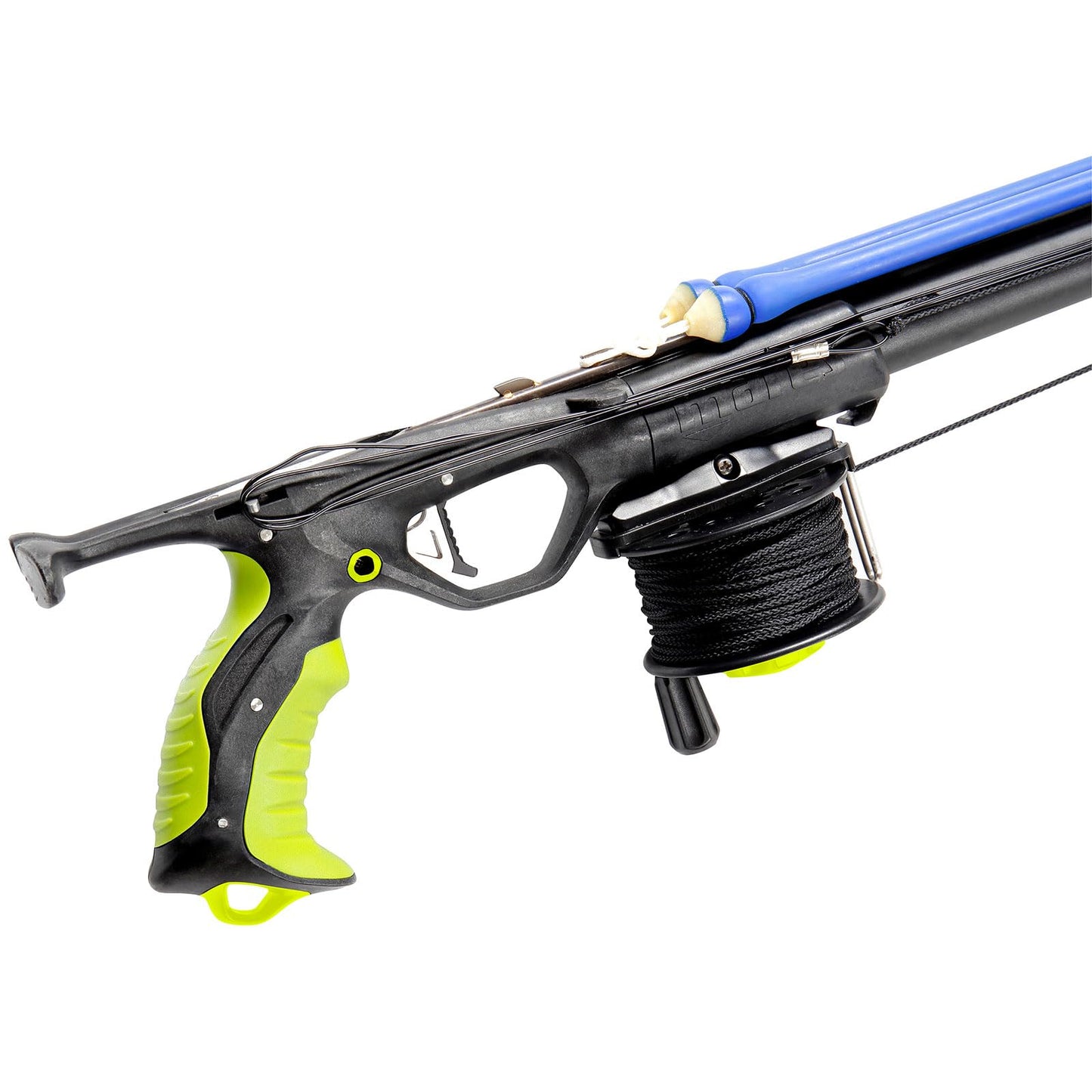 Mares Strike Speargun for Spearfishing | 28mm Barrel, Stainless Steel Release, 6.5mm Shaft, Ergonomic Handle & Horizontal Reel | Optimized for Oversized Bands & Accurate Shots, 55 cm
