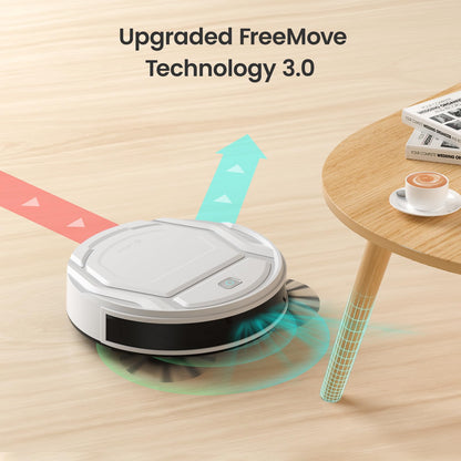 Lefant M210P Robot Vacuum Cleaner, Super Thin, Powerful Suction, Quiet, Self-Charging, Ideal for Pet Owners, Cleans Hard Floors to Medium-Pile Carpets, 120 Mins Runtime, APP/WiFi/Alexa Control, Gray