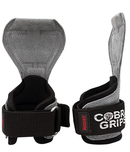 Cobra Grips PRO Weight Lifting Gloves Heavy Duty Straps Alternative Power Lifting Hooks for Deadlifts Adjustable Neoprene Padded Wrist Support Bodybuilding