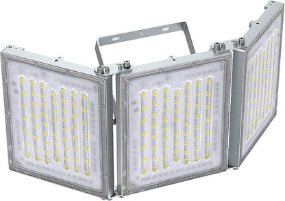 STASUN 480W LED Flood Light, Mini Series Exterior Floodlight, 48000LM 6000K Daylight White, IP66 Waterproof, 3 Adjustable Panels, Outdoor LED Security Lighting for Backyard, Driveway, Parking Lot