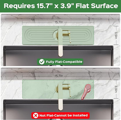 16 Inch Stone Faucet Mat for Kitchen Sink Splash Guard