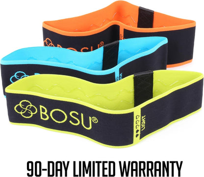 Bosu Fabric Resistance Bands (3 Pack), Multi (72-6920)