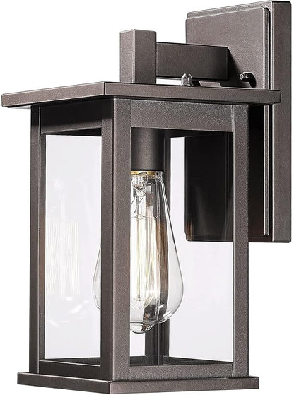 Bestshared Outdoor Wall Lantern Sconce,Outside Wall Lights for House,Porch Lighting Fixture,Anti-Rust Front Door Lamp Light for Front Porch Corridor Doorway Patio(Oil Rubbed Bronze, 1 Pack)