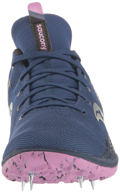 Saucony Women's Havok XC3 Spike Sneaker, Indigo, 12