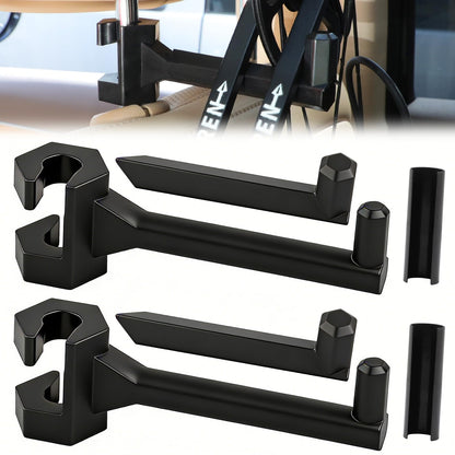 ORAPBOT Bow Hanger for Truck, 2 Set Archery Hunting Shooting Bracket Headrest Mount,Universal Compound Bow Holder for Vehicle Storage and Hunting Transport
