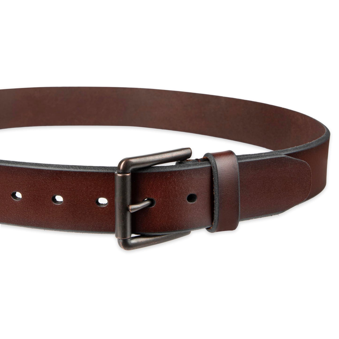 Dockers Men's Casual Leather Belt - 100% Soft Top Grain Genuine Leather Strap with Classic Prong Buckle,Brown,34