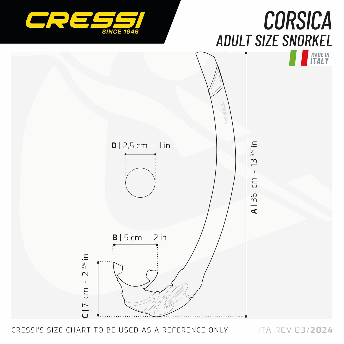 Cressi Corsica, Camo Blue