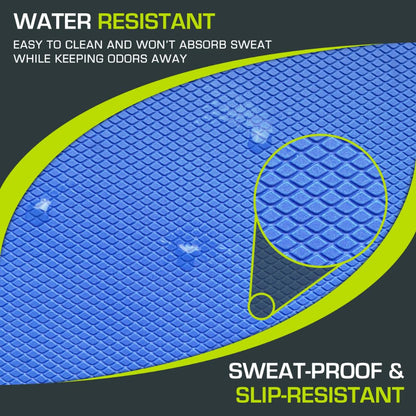 ProsourceFit Exercise Balance Pad – Non-Slip Cushioned Foam Mat & Knee Pad for Fitness and Stability Training, Yoga, Physical Therapy 15.5”x12.75”
