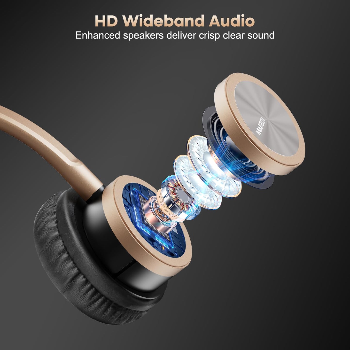MAIRDI Phone Headset with RJ9 & 3.5mm Jacks for Call Center Deskphone Cell Phone PC Laptop, Office Landline Telephone Headset with Microphone Noise Canceling for Polycom Avaya Nortel