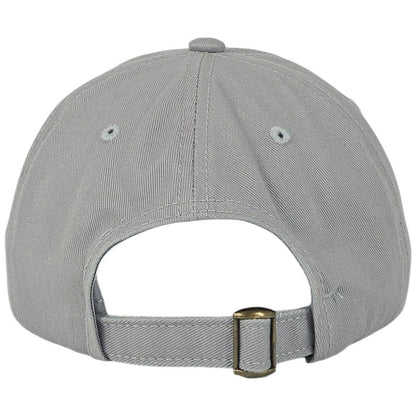 Vintage Classic Dad Hat Two Tone – 100% Cotton, Adjustable Metal Buckle Strap, Low-Profile Fit, Baseball Cap Unisex Grey Navy