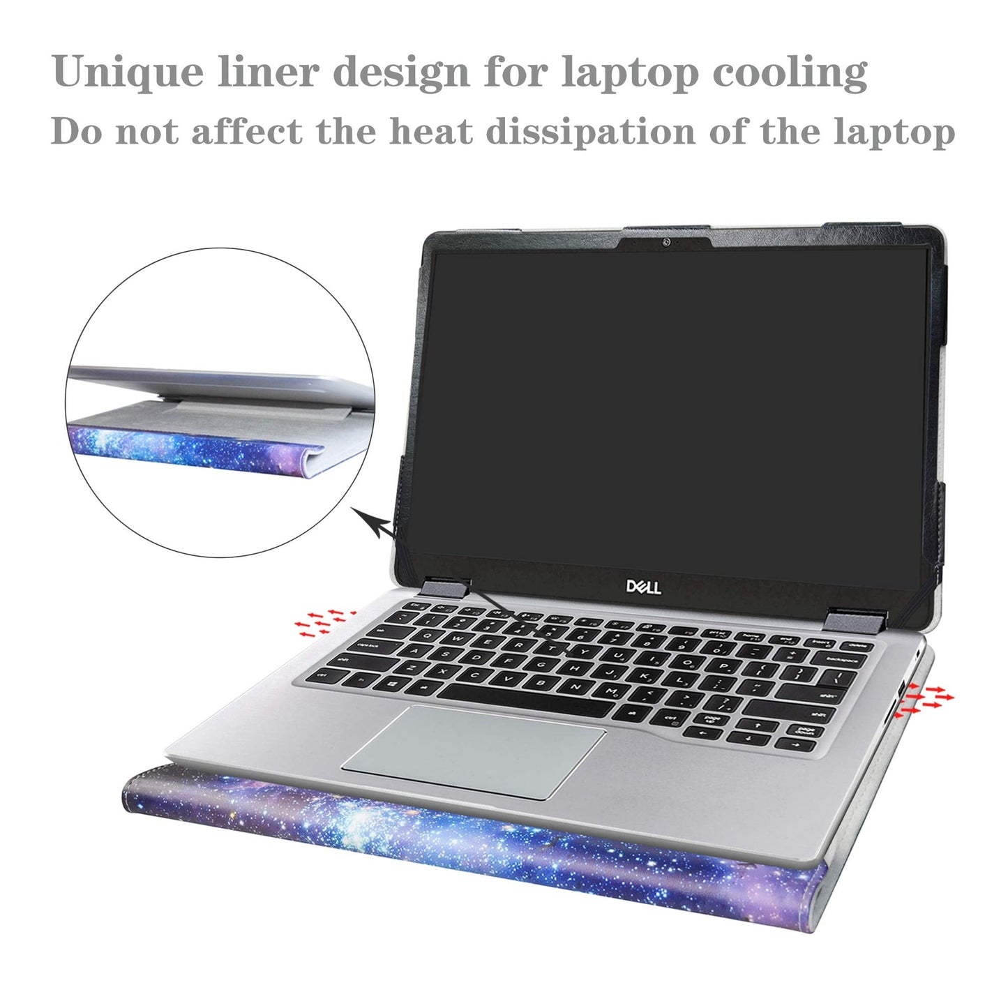 Alapmk Protective Case for Dell Inspiron 15 2-in-1 5582 5591/inspiron 15 5584 5593 5594/Inspiron 15 3501 3502 3505/Vostro 3501 3500 15.6" Laptop[Not fit inspiron 15 5590 5585 5580 5570],Galaxy
