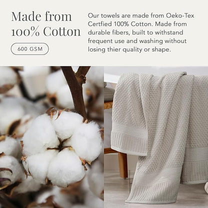 NY Loft 100% Cotton 2 Pack Bath Sheet Towel Set | Absorbent Quick-Dry Oversize