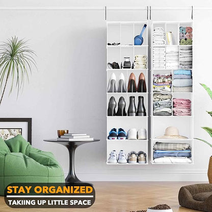 SpaceAid 2 Pack Hanging Closet Organizer and Storage