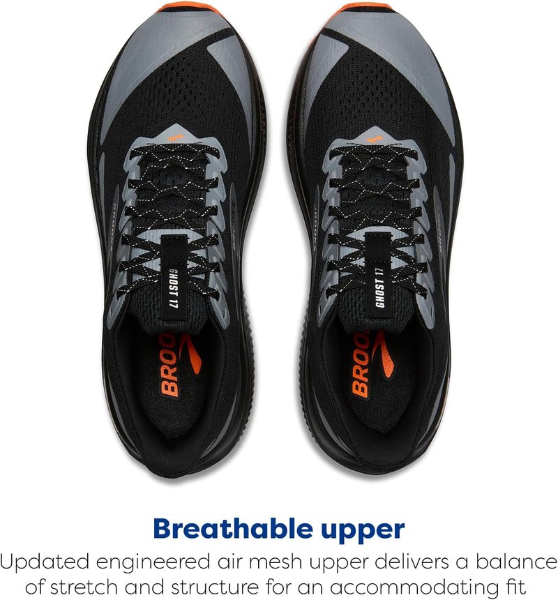 Brooks Women's Ghost 17 Running Shoes - Lightweight & Supportive | Perfect for All Distances