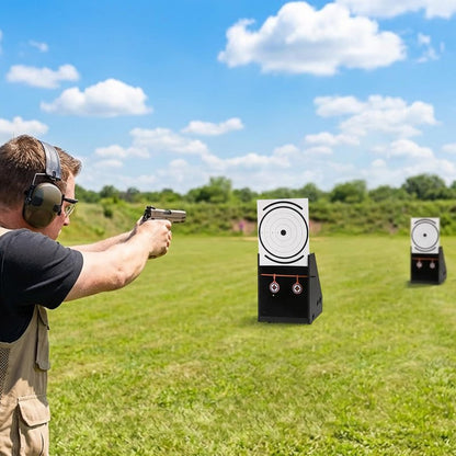 Nova Shock BB Trap Target for Airgun, BB Trap Target with 10pcs Paper Targets and 2 Spinner Targets