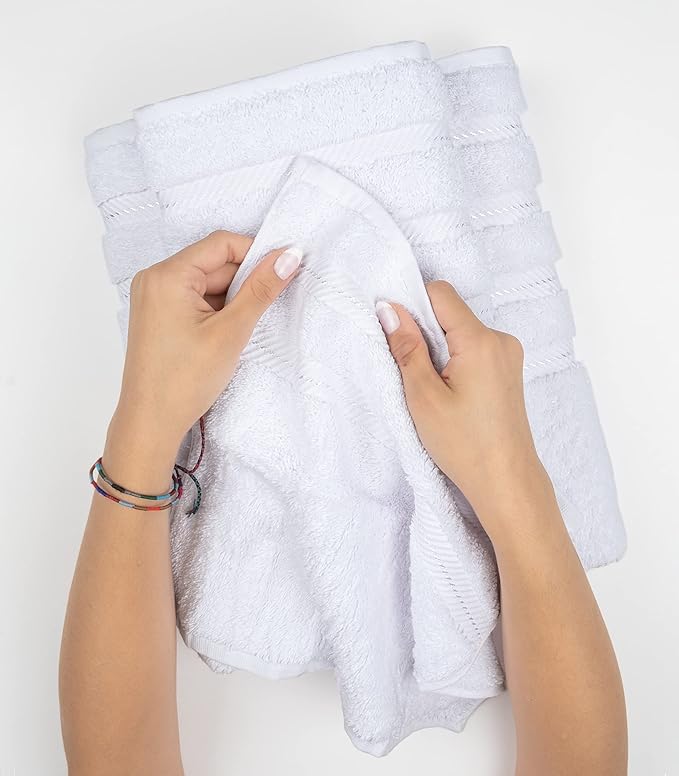 American Soft Linen 35x70 Jumbo Large Bath Towel, 600 GSM 100% Cotton Turkish