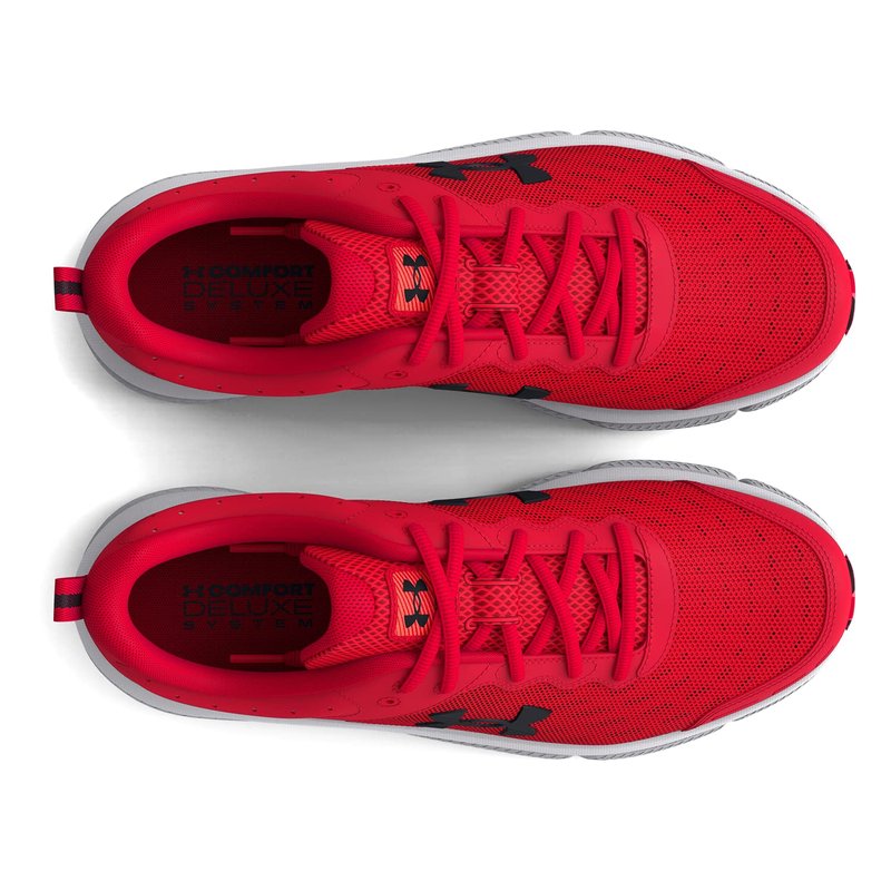 Under Armour Men's Charged Assert 10 Shoes, (600) Red/Red/Black, 8.5