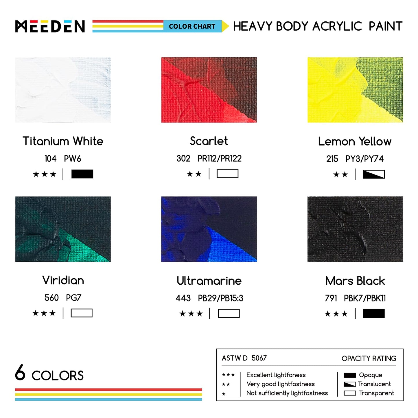 MEEDEN Acrylic Painting Set with Easel: 44 Pcs Art Supplies Painting Kit with Tabletop Box Easel for Adults - 6 Acrylic Paints, Paintbrushes, Canvas, Palettes & Accessories