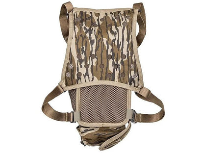 Knight & Hale Run N’ Gun® 150 Chest Rig, Mossy Oak® Original Bottomland® - Adjustable Universal-Fit Harness with Magnetic Reversible Flap - Multiple Pockets - Fits 42mm Binoculars