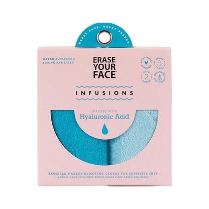 ERASE YOUR FACE Infusions Reusable Makeup Remover Cloths
