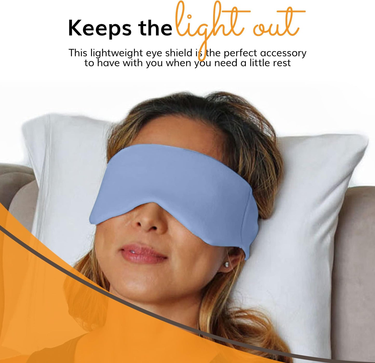 Happyluxe Escape Sleep Mask - Buttery Soft Airplane Eye Mask for Sleeping or Napping in Bed. Machine Washable. - Jet Black, Made in USA