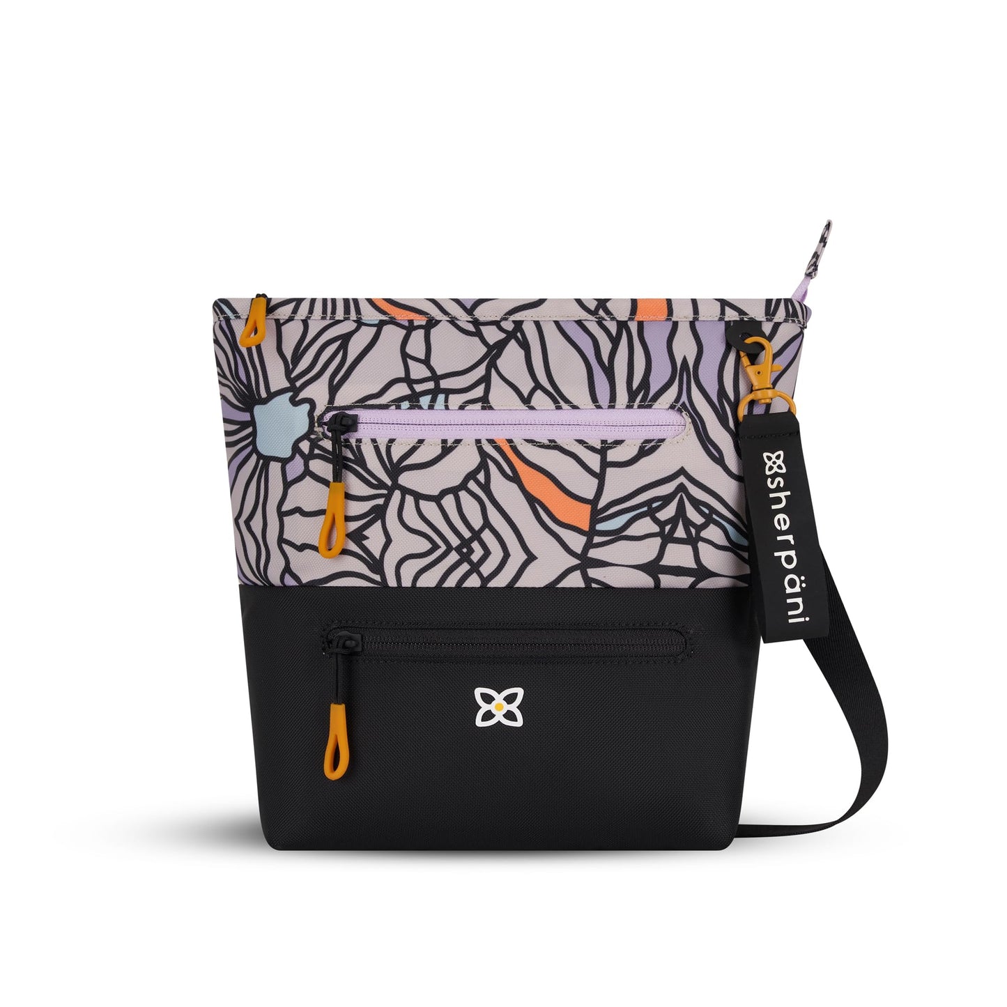 Sherpani Sadie, Nylon Crossbody Bag, Lightweight Shoulder Bag, Travel Cross Body, Crossbody Purse for Women, RFID Protection, Removable Coin Purse, Travel Gift (Chromatic Classic)