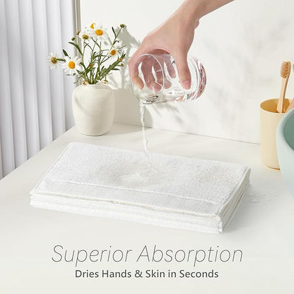 Hand Towel - 100% Cotton White Towel