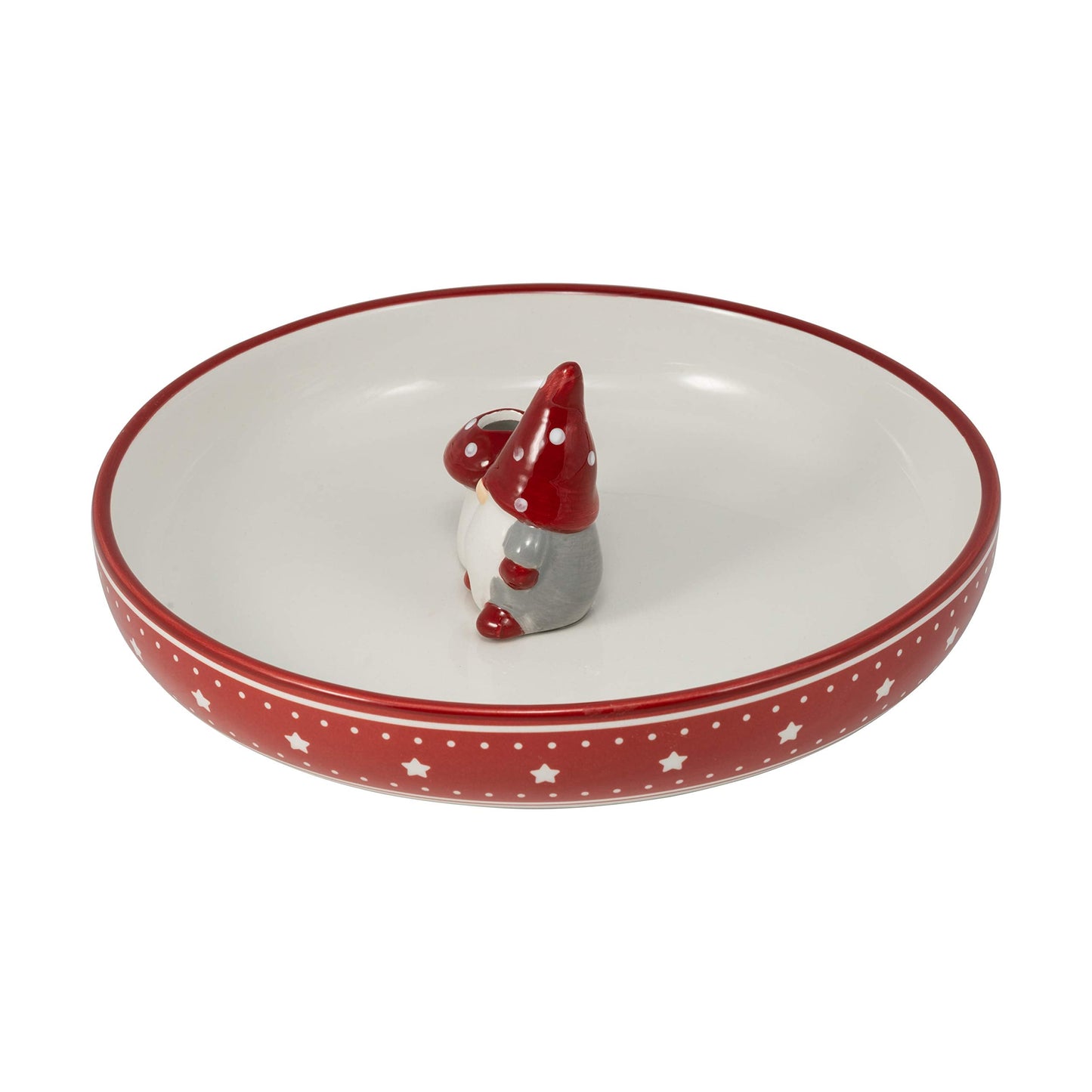 10 Strawberry Street Merry Morsels Appetizer Tray, Nordic Gnome