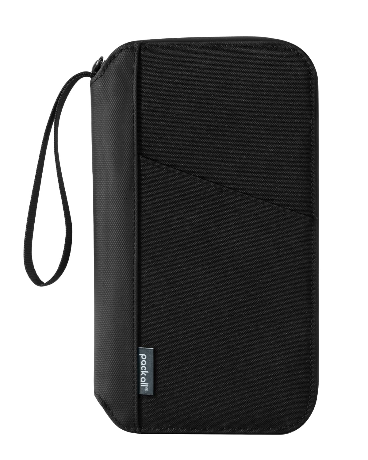 pack all Travel Passport Holder with RFID Blocker, Water-Resistant Passport Wallet with Wrist Strap, Multiple Family Airplane Document Organizer for Cards, Boarding Pass, ID, Cash, Tickets