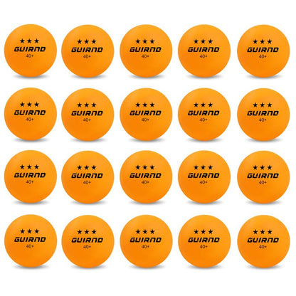 Guirnd 20 Pack Ping Pong Balls, 3 Star Table Tennis Balls, 40+ Pong Ball Competition and Recreational Play, Abs Ping Pong Ball