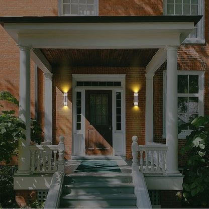 TENGXIN Outdoor Wall Lights,Exterior Wall Light Fixture with Stainless Steel Cylinder,Waterproof.