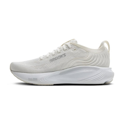 Brooks Women’s Adrenaline GTS 25 Supportive Running & Walking Shoe - White/White/Silver - 9 Wide