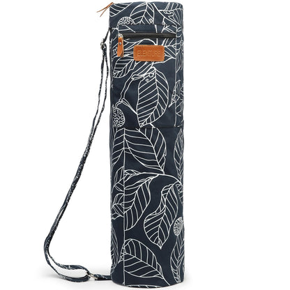 ELENTURE Yoga Mat Bag for Women & Men,Travel Gym Bag for 1/4" 1/3" Thick Exercise Yoga Mat, Full-Zip Yoga Mat Carrier Bag for Class workout Bachelorette with Pockets and Adjustable Strap