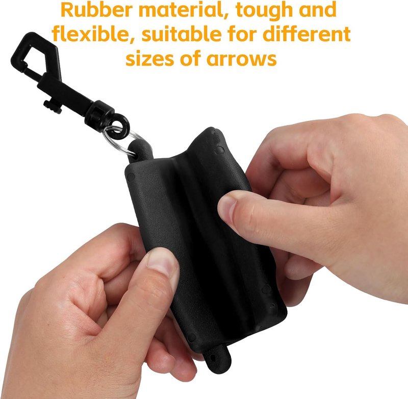 Archery Arrow Puller Tool - Rubber Gripper with Belt Clip for Easy Target Removal | Hand Saver for Practice Shooting
