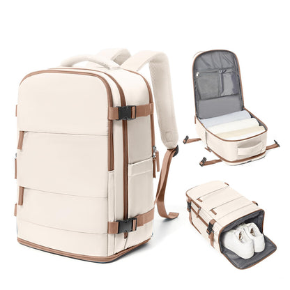 coowoz Travel Backpack Carry On for Women Man Gym Backpacks with Laptop Compartment Mochila de Viaje Teacher Personal Item Backpack Airplane Accessories Must Haves Grey Small