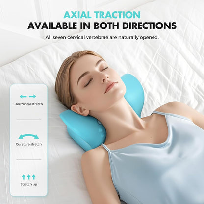 Smedz Neck Massager 2025 New Upgrade 3 in 1 Portable Massager with Heat &Comfortable Stretching–Adjustable Intensity for Neck & Shoulder Relaxation at Home, Office