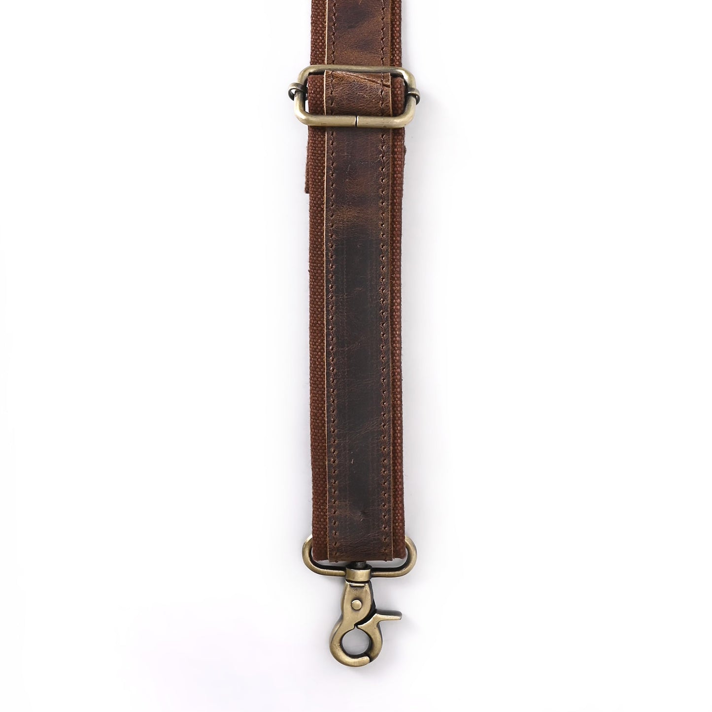 Autentico Premium Tan Leather Travel Bag Strap Adjustable Replacement Shoulder Strap Extra Wide Padded Design for Weekenders, Carry-Ons, Duffels Genuine Leather Comfort (Dark Brown)