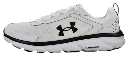Under Armour Mens Charged Assert 9 Marble Running Shoe, White(101 Black, 11.5 US