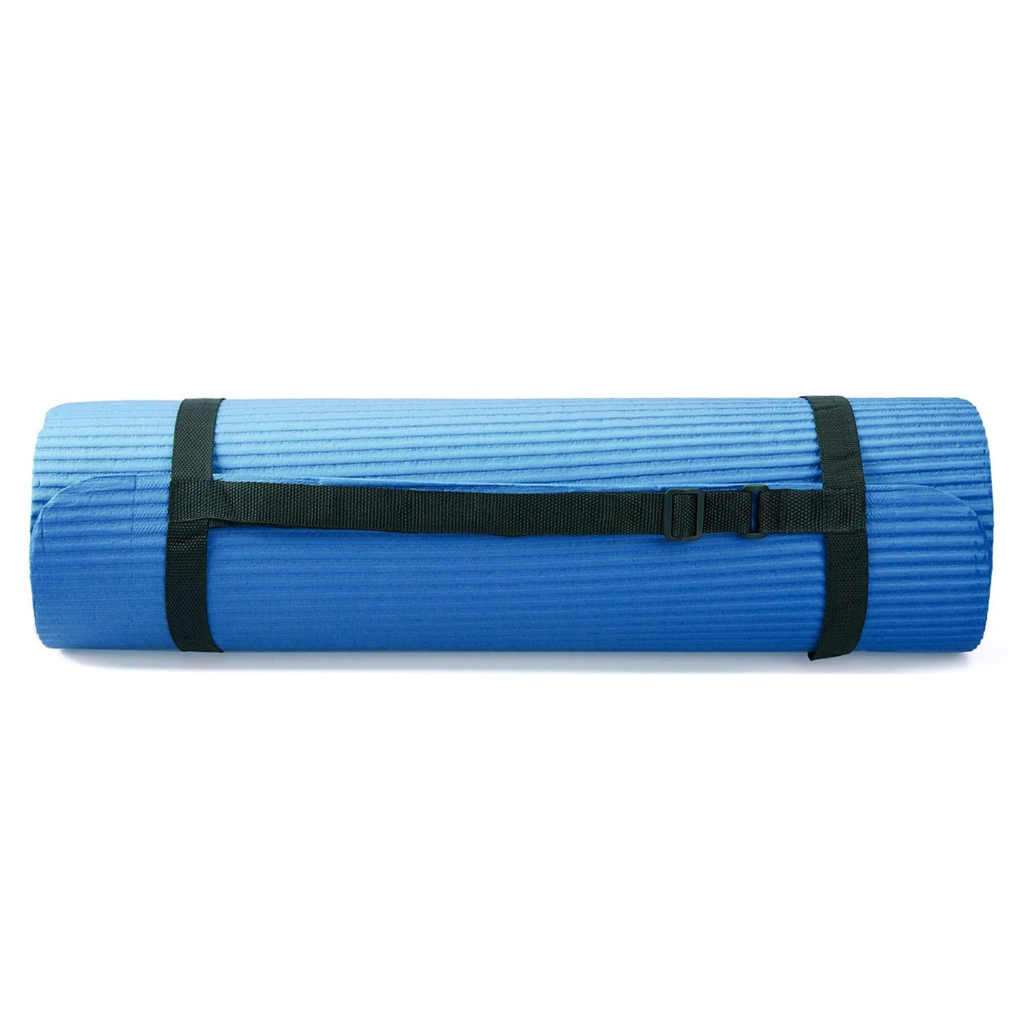 BalanceFrom 7-Piece Yoga Set with 71x24x0.5 Inches Extra Thick Mat and Carrying Sling – Includes 2 Blocks, Stretch Strap, 2 Towels, and Knee Pad for Home, Studio, and Gym Workouts