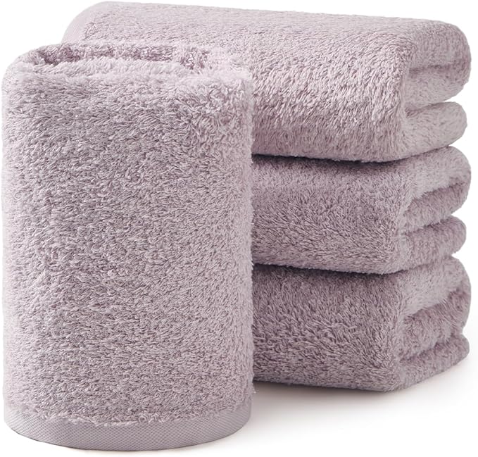 REDKISS 4-Pack Luxury Hand Towels, 16x32 Inch 450 GSM 100% Cotton, Super Soft