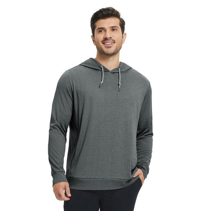 M MAELREG Hooded Sweatshirts for Men Breathable Lightweight Performance Heather Golf Pullover Hoodies With Pockets