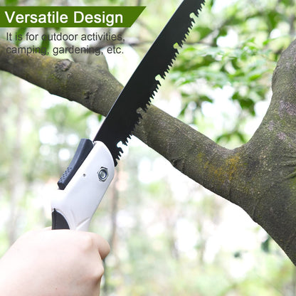 Hand Saw for Tree, 12 inch Folding Saw,Pruning Saws with High-Manganese Steel Teeth for Smooth and Precise Cuts. Handsaws for Camping, Gardening, Carpentry Camping Saw Portable.
