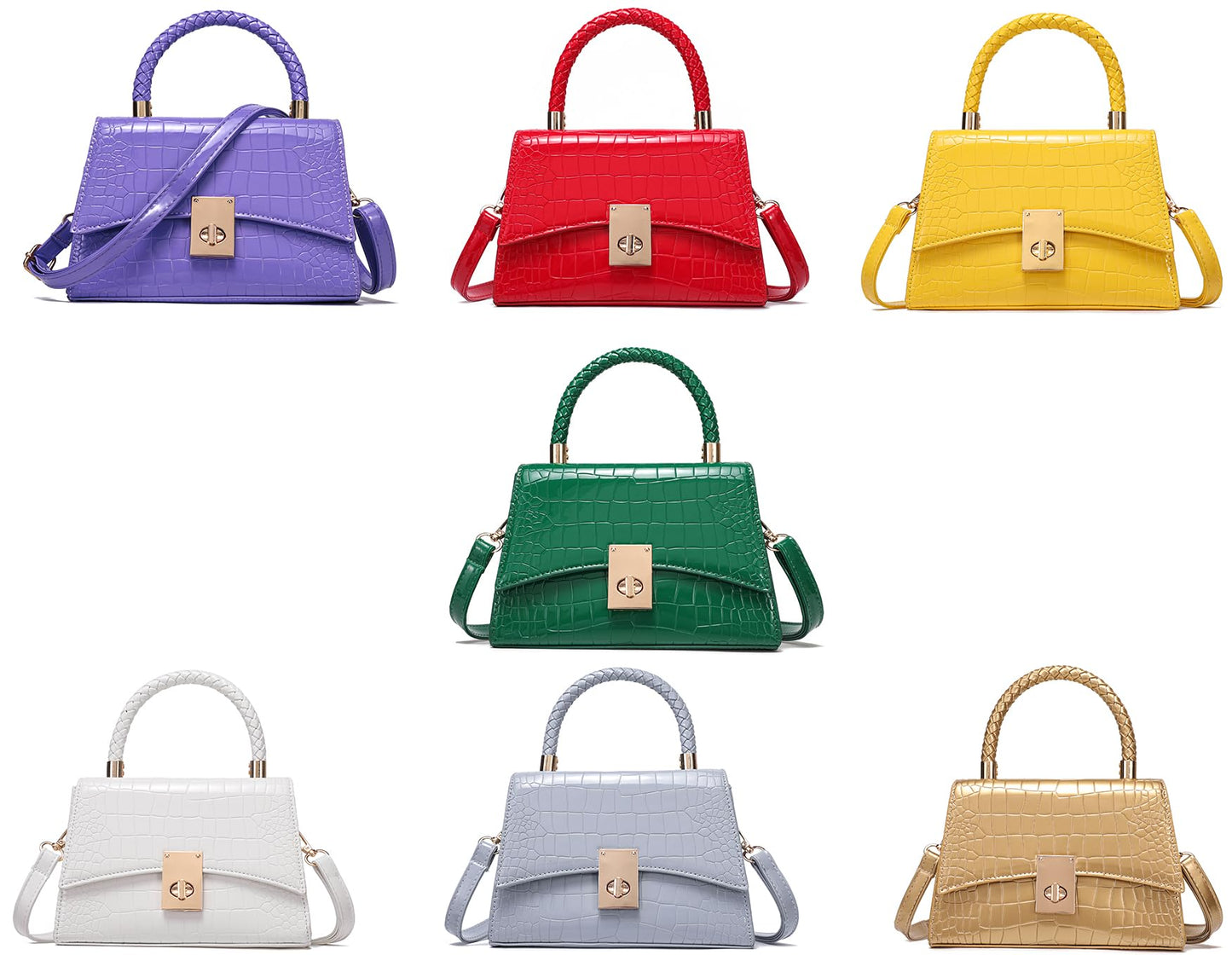 JHVYF Women Satchel Handbags Shoulder Bag Classic Small Crossbody Bags Ladies Cute Purses Satchels bag mini purse Red bags